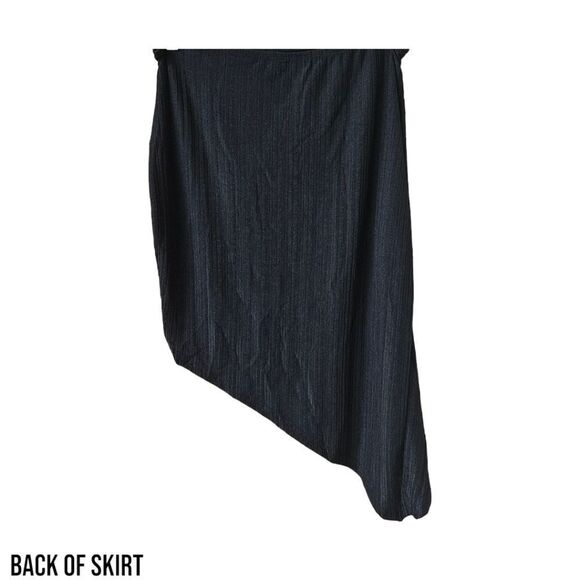 ZAFUL Women's V-neck Long Sleeve  Cropped Top Slit bodycon Mini Skirt Set - Picture 5 of 16